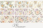 70 Provence floral seamless pattern, a Pattern Graphic by Poppy Lane Studio (Thumbnail 2 of 10)