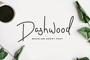 Dashwood Font, a Script Font by Design Surplus (Thumbnail 1 of 8)