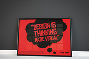 REALISTIC POSTER FRAME MOCKUPS, a Print Template by Franklin Design (Thumbnail 5 of 5)