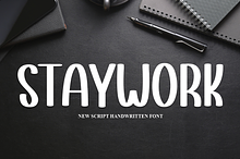 Staywork | Script Font