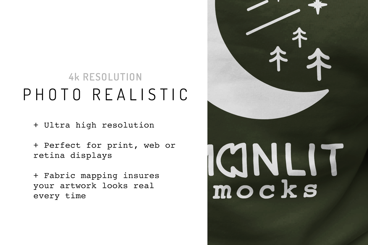 Bella Canvas Sweatshirt Mockup, a Hoody Mockup by Moonlit Mocks (Photo 3 of 5)