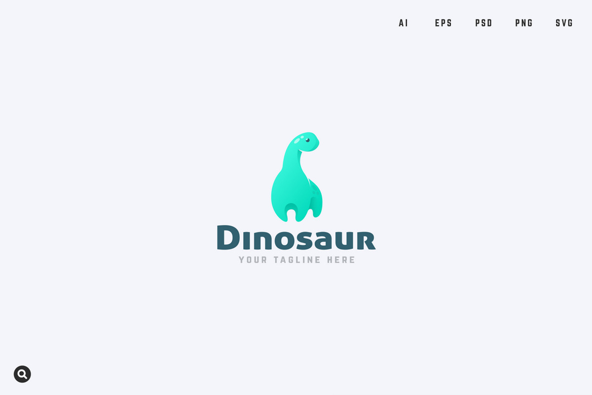 Dinosaur Logo Template, a Branding & Logo Template by Snitovets