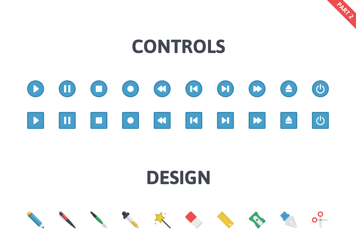 Flatilicious Icons, an Icon by PixelBazaar (Photo 3 of 5)