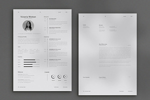 Minimal Resume, a Resume Template by wavebreak