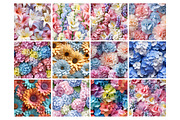 3D Pastel Flower Seamless Pattern, a Pattern Graphic by Forhadx5 (Thumbnail 3 of 11)