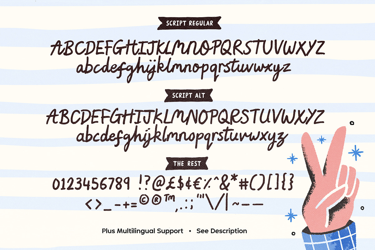 Forever Awesome Font Duo, a Handwritten Font by Sam Parrett (Photo 7 of 8)