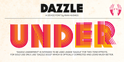 Dazzle, a Sans Serif Font by Device (Thumbnail 1 of 6)