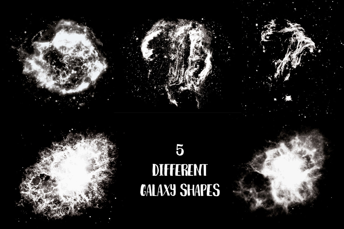 Vector Space Galaxy Set V1, an Object Graphic by Transfuchsian (Photo 2 of 6)