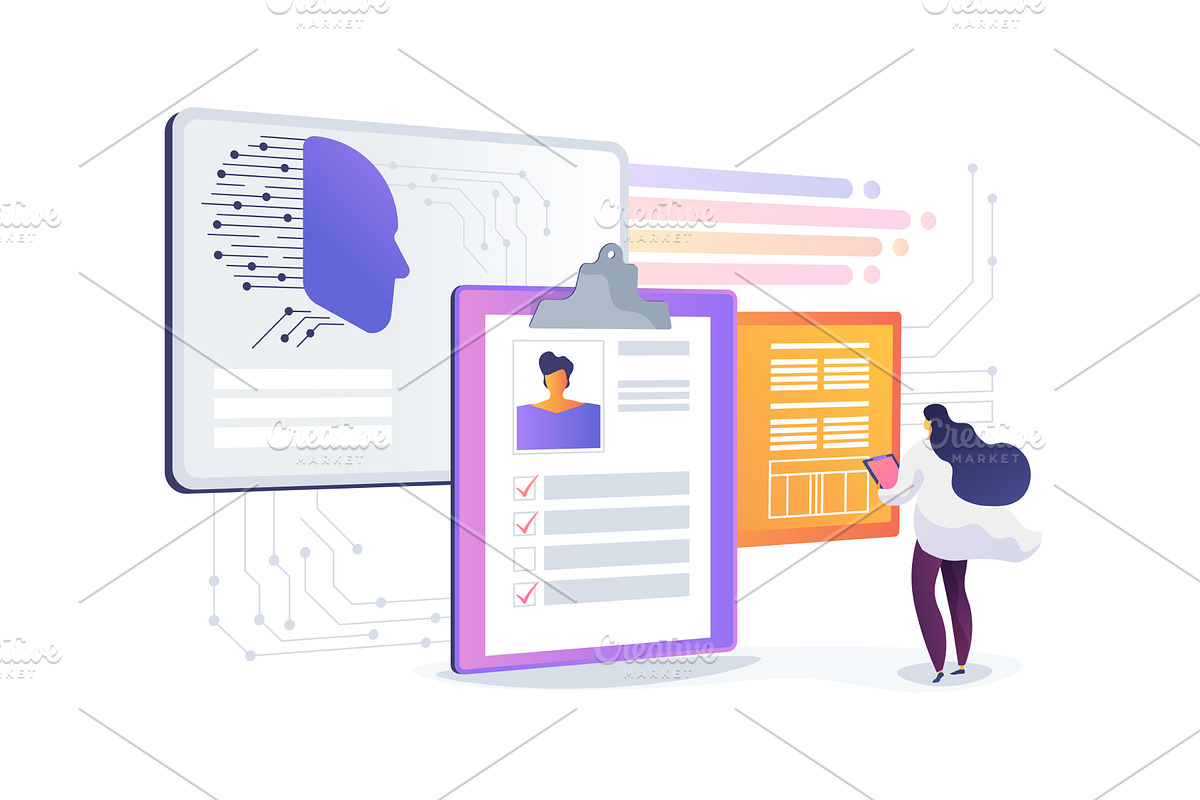 AI Medical Symptom Analysis abstract, a Healthcare Illustration by Visual Generation