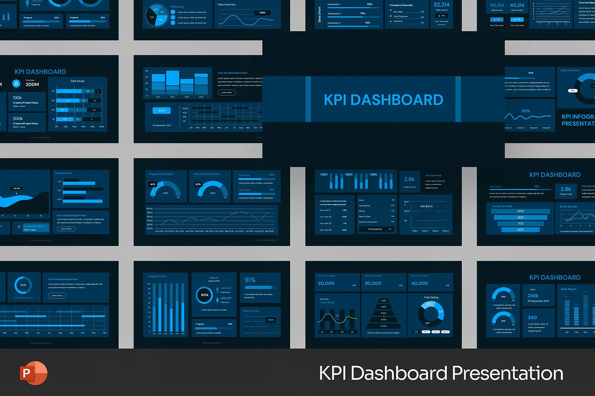 Data Dashboard Powerpoint