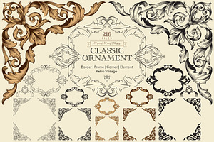Page Decoration Ornate Vintage frame