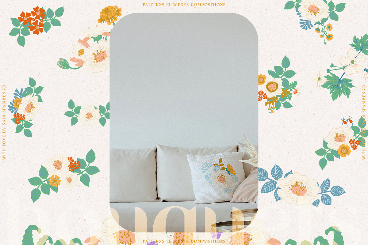 Floral Boutique || Vector Floral Set, an Illustration by nadispasibenko (Photo 10 of 15)