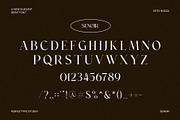 Senoir Elegant Serif Font Typeface, a Serif Font by Perfectype (Thumbnail 6 of 6)