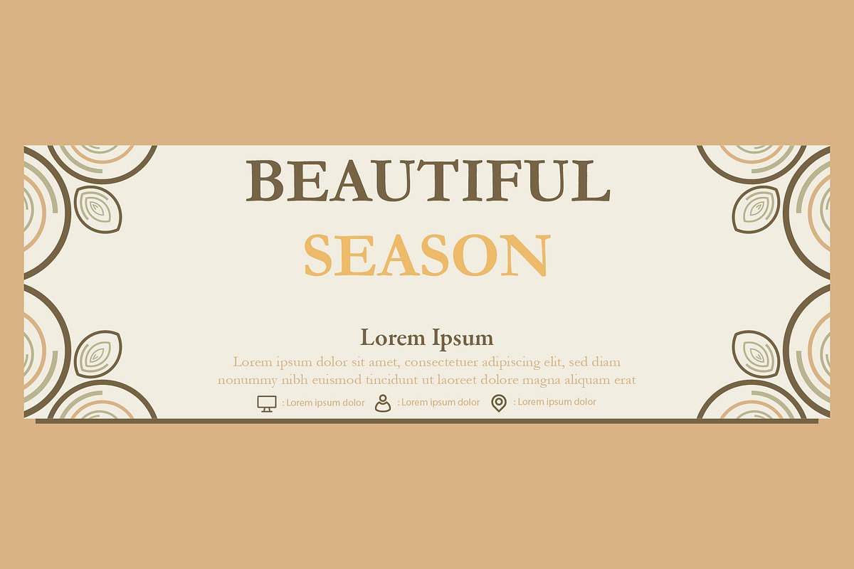 Abstract Floral Banner Template, a Marketing Template by sekitarief (Photo 2 of 3)