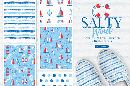 Salty Wind - Patterns Collection