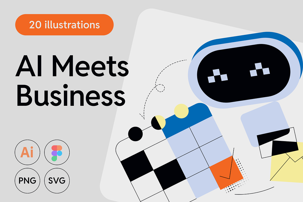 AI Website Illustrations, a Technology Illustration by Somewhat Brilliant (Photo 1 of 6)