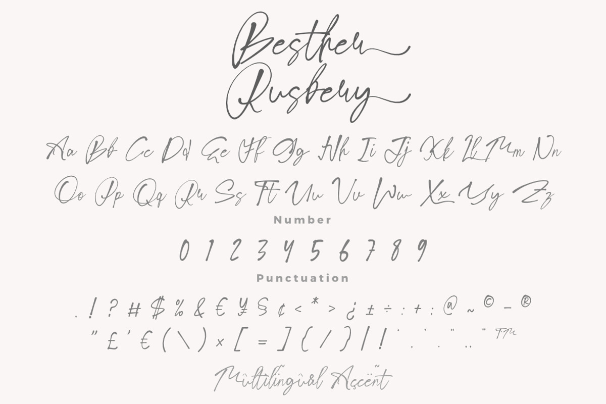 Besther Rusbery - Natural Font, a Script Font by Bayuktx (Photo 8 of 8)