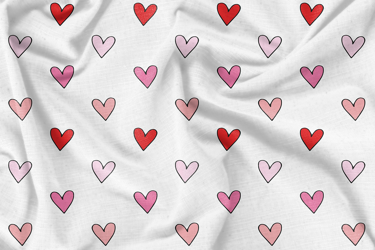 Valentine seamless patterns set, a Pattern Graphic by Swetsol (Photo 3 of 10)