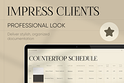 F&E Schedule Interior Template, a Presentation Template by Trendingdigital (Thumbnail 4 of 8)