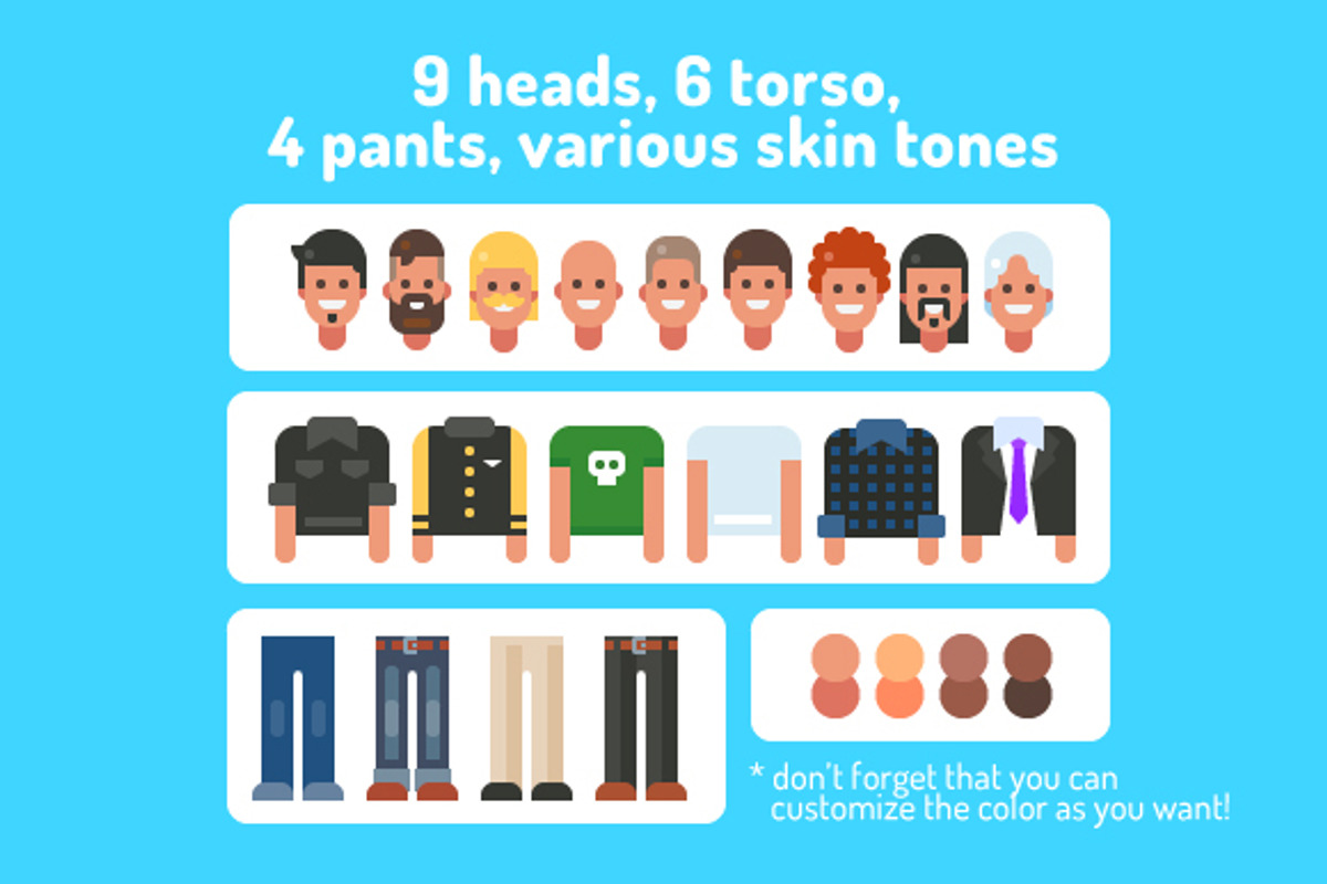 Make Your Character, a Person Illustration by JulyPluto (Photo 2 of 3)