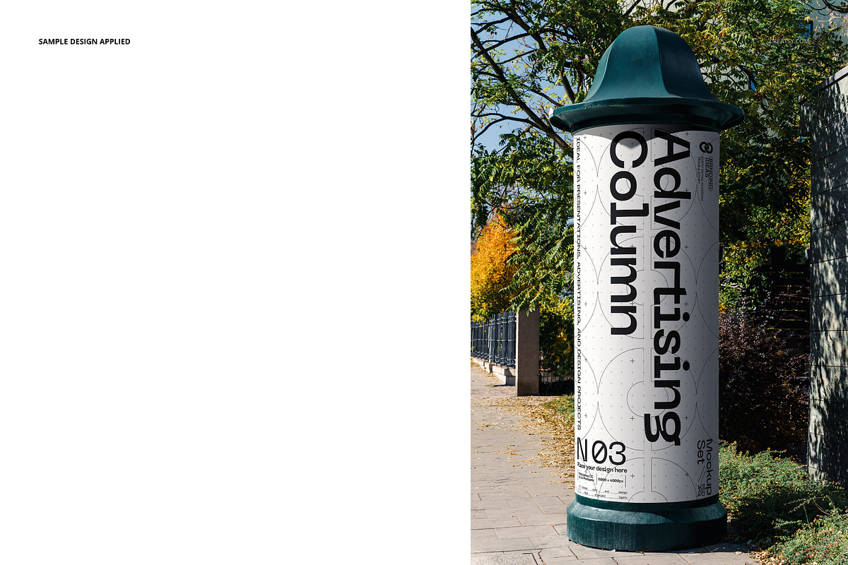 Advertising Column Mockup Set, an Advertising Mockup by creatsy5