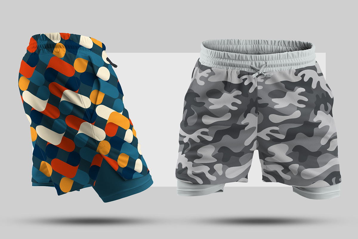3D Mockup Shorts Compression Liner, a Shirt Mockup by Grow Design Craft Studio (Photo 6 of 9)