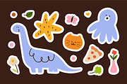 Cute sticker pack, doodle elements, a Decorative Illustration by Good Studio (Thumbnail 3 of 7)