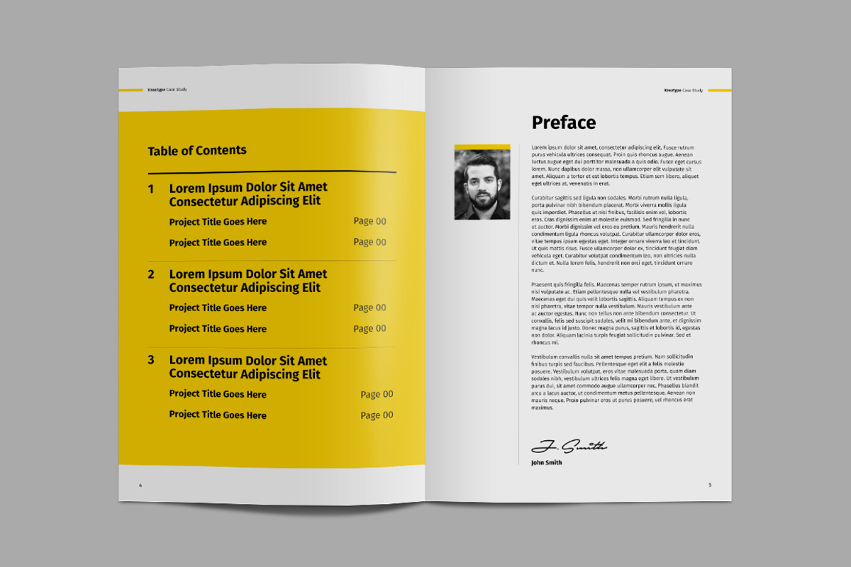 Kreatype Case Study, a Brochure Template by Kreatype Studio (Photo 7 of 19)