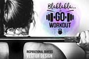 Inspirational sport quotes, a Healthcare Illustration by Kseniia Kuznetsova (Thumbnail 1 of 5)