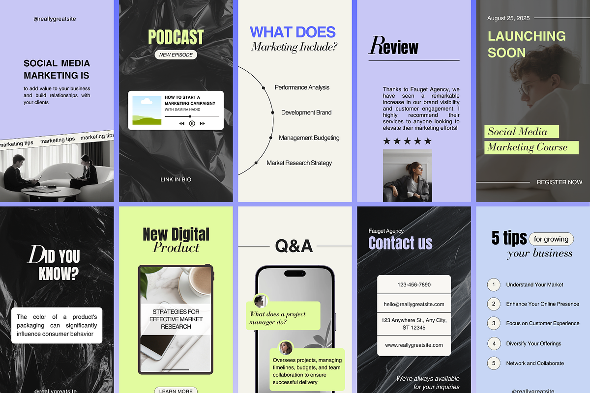 Digital Marketing Instagram Kit, a Social Media Template by Ollyta May (Photo 9 of 13)