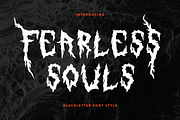 Fearless Souls, a Blackletter Font by HATFSTUDIO (Thumbnail 1 of 8)