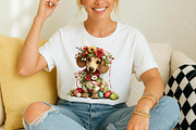 Whimsical Easter Dog Clipart, an Illustration by OK Design (Thumbnail 6 of 6)