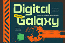 Digital Galaxy Futuristic Font