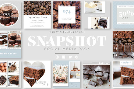 Snapshot Social Media Template pack