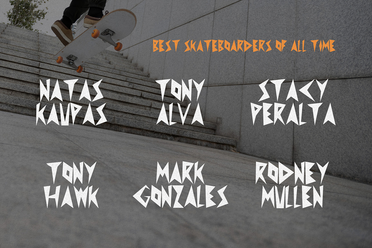 Boardslide - Energetic Typeface, a Sans Serif Font by HipFonts (Photo 3 of 6)