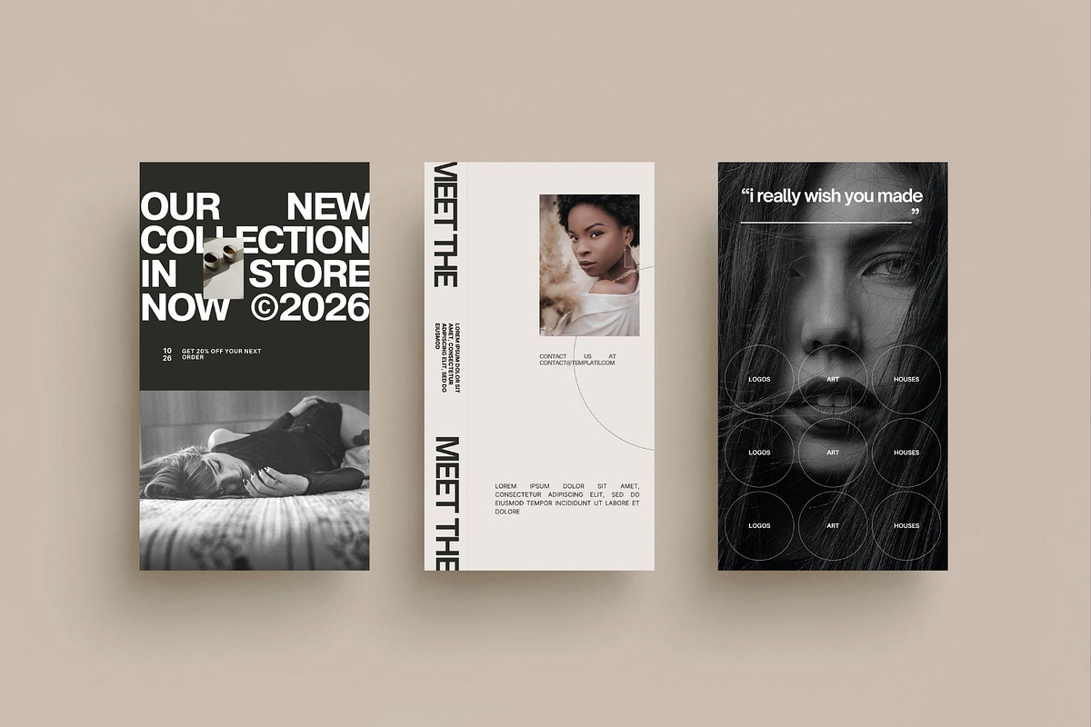 120 Instagram Post + Story Templates, a Social Media Template by Prapti Design (Photo 5 of 13)