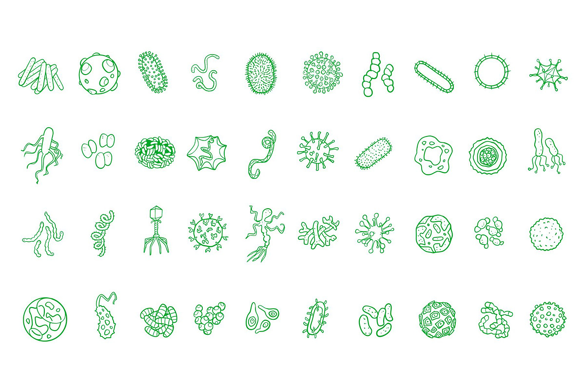 Virus Handdrawn Illustration, an Object Graphic by SLAB! Design (Photo 2 of 2)