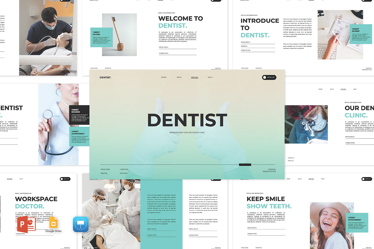 Dentist Presentation Template, a Presentation Template by Universitype (Photo 1 of 9)
