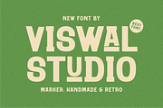 Gaude Lucas - Vintage Font, a Handwritten Font by Viswal Studio (Thumbnail 5 of 8)