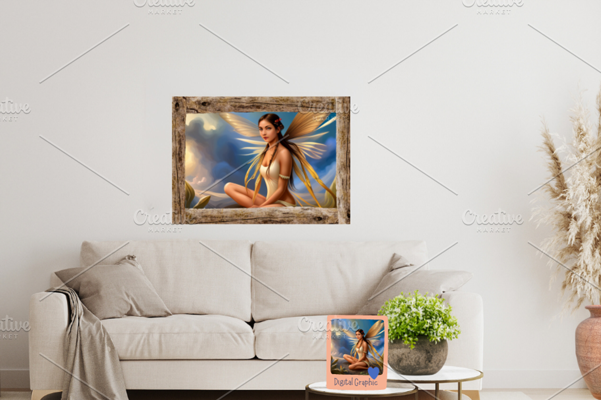 Art, Tribal fairy, Tribal character, a Stationery Template by Boho Pixel Dust (Photo 3 of 5)