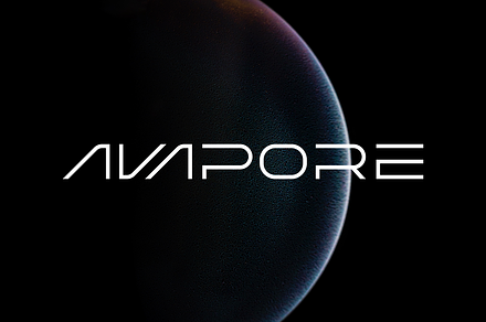 Avapore Technology Font, a Sans Serif Font by lelevien