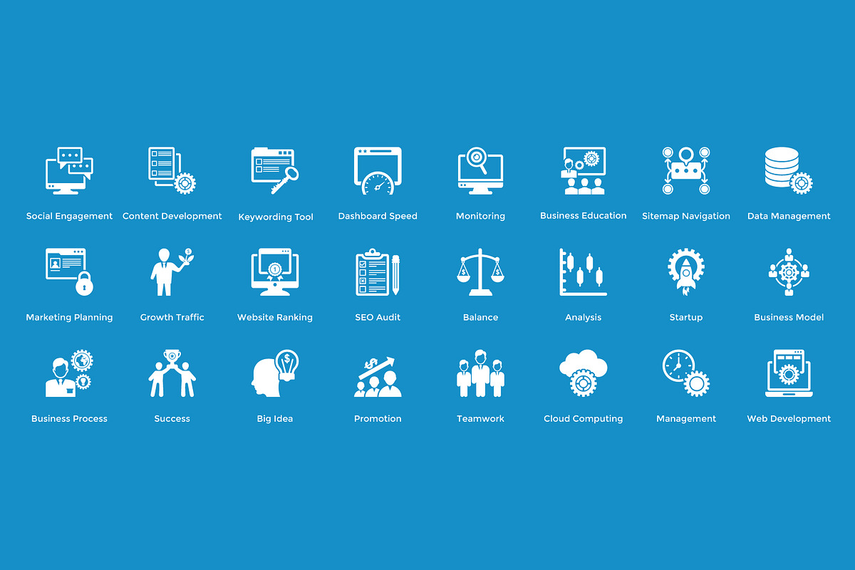 224 Project Managment Vector Icons, a Solid Icon by Vectors Market (Photo 7 of 7)