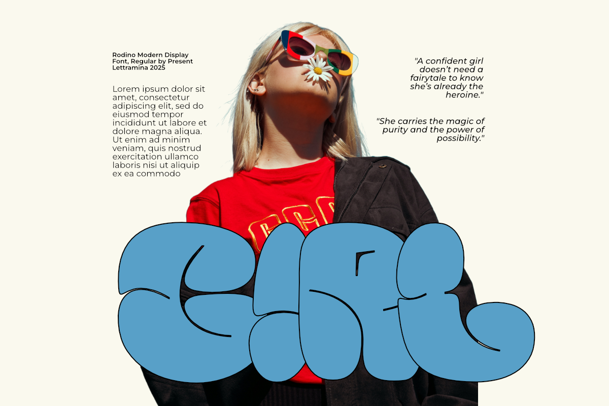 Rodino Bubbly Display Typeface, a Handwritten Font by Lettramina Studio (Photo 5 of 11)