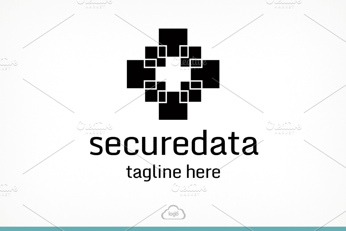 Secure Data Logo Template, a Branding & Logo Template by Logo Heaven (Photo 4 of 5)