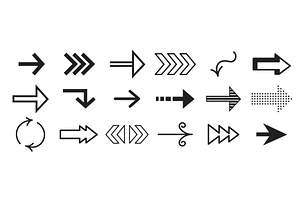 Directional narrow set, an Object Illustration by art PVP - market
