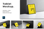 Minimal Tablet Device Mockup Set, an iPad Mockup by kreatifreya (Thumbnail 1 of 6)