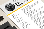 Modern Resume Template | Word, Canva, a Resume Template by Occy Design (Thumbnail 4 of 4)