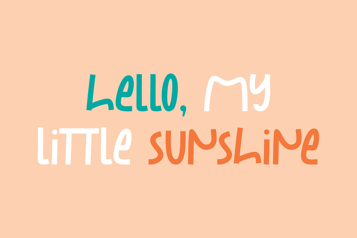 Nice Flavor - Fun Display Font preview 3