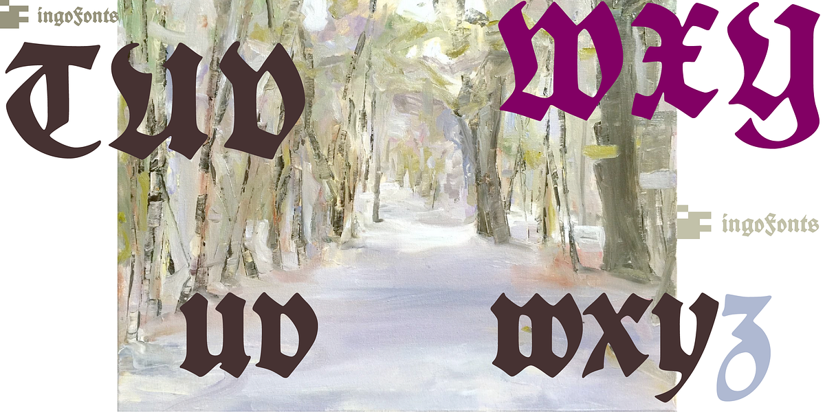 Koch Schrift, a Blackletter Font by ingoFonts (Photo 7 of 10)
