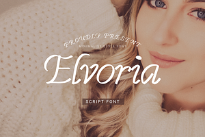 Elvoria Script Font